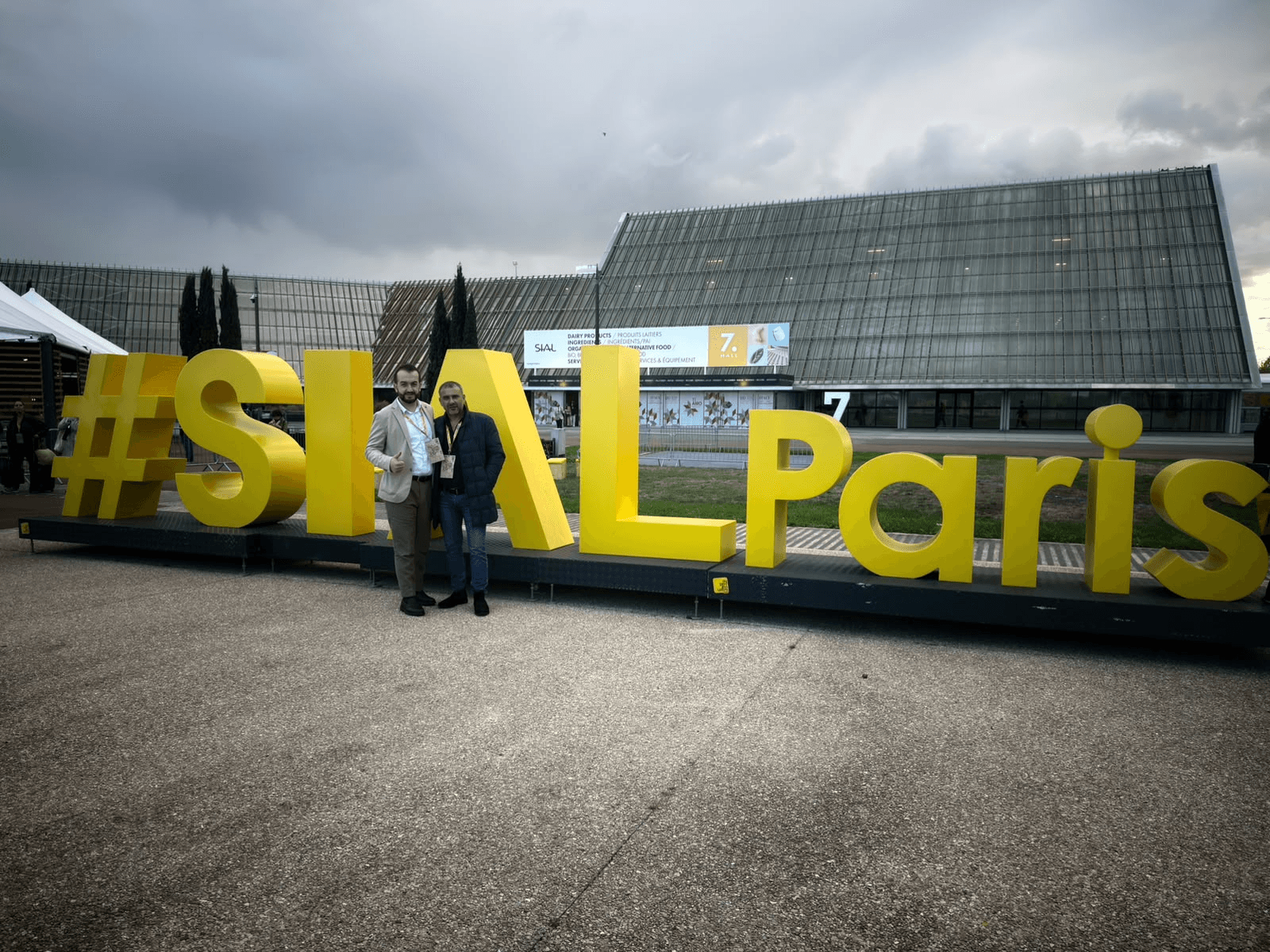 The Bivcom Prim team at the #SIALParis letters.